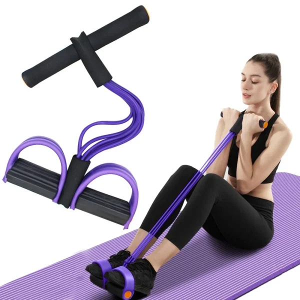 Multi Function 6-Tube Elastic Yoga Pedal Puller
