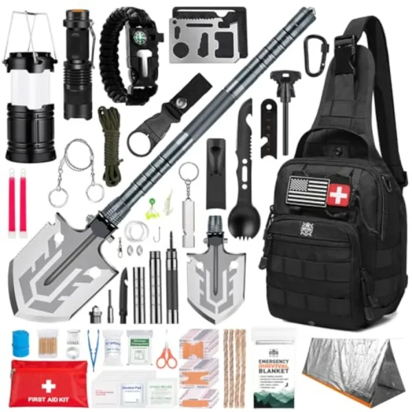 Emergency First Aid And Survival Kit 265 Pcs