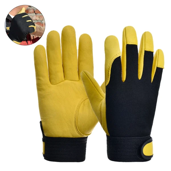 Cowhide Leather Work Gloves