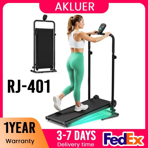 Manual  Treadmill  Dual Flywheel & Fixed Incline