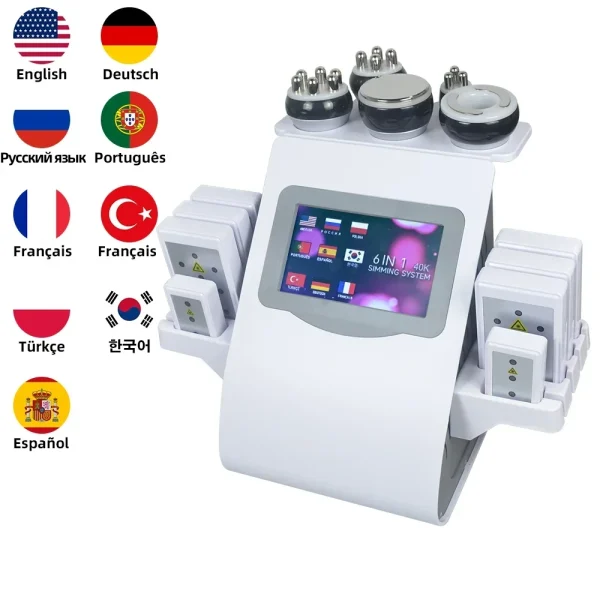 6-in-1 Professional  KIM 840K Cavitation Machine