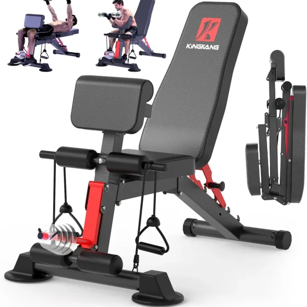 14in1 1000 lb Bench 6 Levels for Full Body Workout