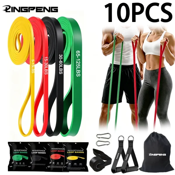 10Pcs Resistance Bands Set